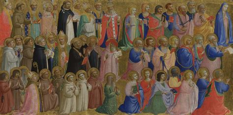 Första Ögonblicket: Ett Fysiskt Möte Med Gud I Fra Angelico's The Lives of the Saints